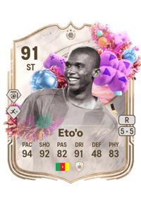 Samuel Eto'o FUT Birthday Icon 91 OVR