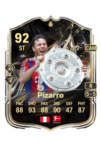 Claudio Pizarro Trophy Titans Hero 92 OVR