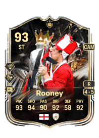 Wayne Rooney Trophy Titans ICON 93 OVR