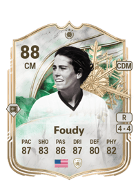 Julie Foudy Winter Wildcards Icon 88 OVR