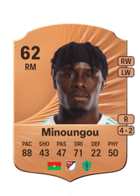 Georgi Minoungou Rare 62 OVR