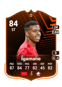 Hamza Igamane UEL Road to the Knockouts 84 OVR