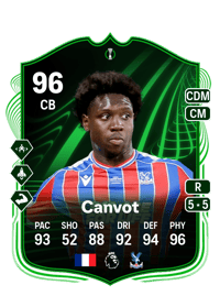 Jaydee Canvot UECL Road to the Final 96 OVR
