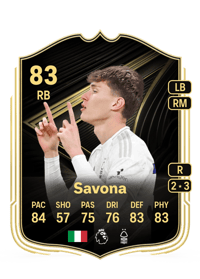 Nicolò Savona Team of the Week 83 OVR
