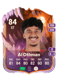 Abdulaziz Al Othman Ultimate Scream 84 OVR