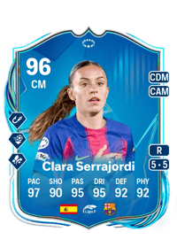 Clara Serrajordi UEFA Women's Champions League Road to the Final 96 OVR