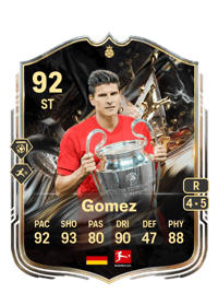 Mario Gomez Trophy Titans Hero 92 OVR