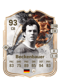 Franz Beckenbauer Thunderstruck ICON 93 OVR