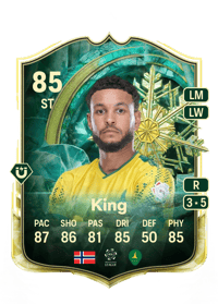 Joshua King WINTER WILDCARDS 85 OVR