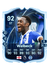 Danny Welbeck TOTS HM 92 OVR