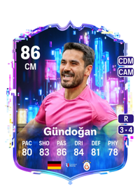 İlkay Gündoğan Flashback Player 86 OVR