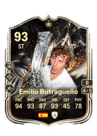 Emilio Butragueño Trophy Titans ICON 93 OVR