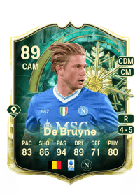 Kevin De Bruyne Winter Wildcards 89 OVR