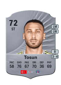 Cenk Tosun Rare 72 OVR