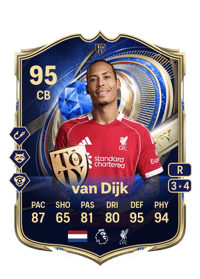 Virgil van Dijk TEAM OF THE YEAR 95 OVR