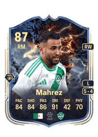 Riyad Mahrez Thunderstruck 87 OVR