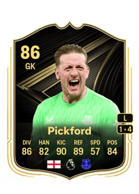 Jordan Pickford Team of the Week 86 OVR