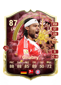 Serge Gnabry Winter Wildcards Red 87 OVR