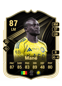Sadio Mané Team of the Week 87 OVR