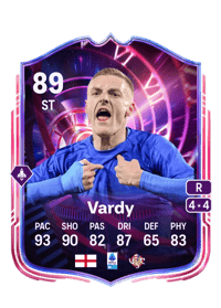 Jamie Vardy Time Warp 89 OVR