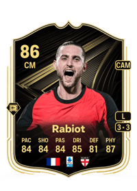 Adrien Rabiot Team of the Week 86 OVR