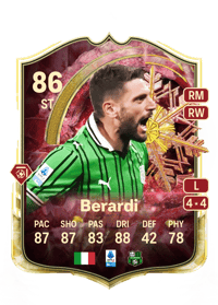 Domenico Berardi Winter Wildcards Red 86 OVR