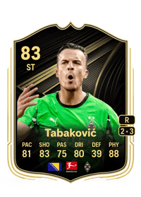 Haris Tabaković Team of the Week 83 OVR