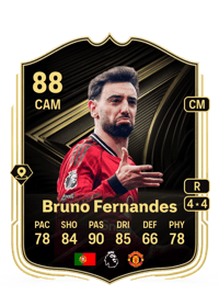 Bruno Fernandes Team of the Week 88 OVR