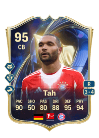 Jonathan Tah Team of the Season 95 OVR