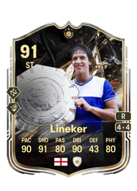 Gary Lineker Trophy Titans ICON 91 OVR