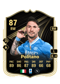 Matteo Politano Team of the Week 87 OVR
