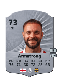 Adam Armstrong Rare 73 OVR