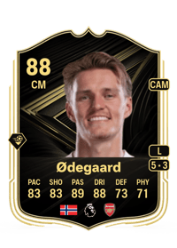 Martin Ødegaard Team of the Week 88 OVR