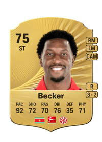 Sheraldo Becker Rare 75 OVR
