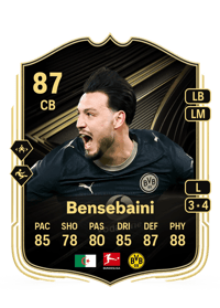 Ramy Bensebaini Team of the Week 87 OVR