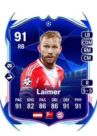 Konrad Laimer UEFA Champions League Road to the Final 91 OVR