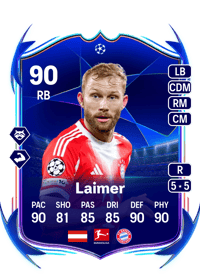 Konrad Laimer UEFA Champions League Road to the Final 90 OVR