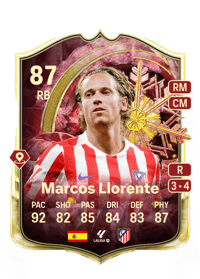 Marcos Llorente Winter Wildcards Red 87 OVR