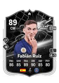 Fabián Ruiz Showdown 89 OVR