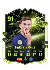 Fabián Ruiz Showdown Plus 91 OVR