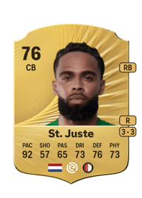 Jeremiah St. Juste Rare 76 OVR