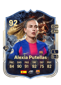 Alexia Putellas Thunderstruck 92 OVR
