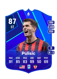 Christian Pulisic POTM Serie A 87 OVR