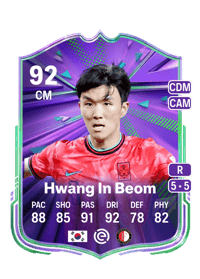 Hwang In Beom Festival of Football: National Pride 92 OVR