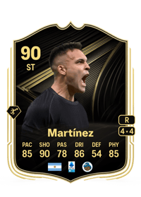 Lautaro Martínez Team of the Week 90 OVR