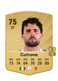 Patrick Cutrone Common 75 OVR
