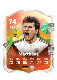 Lothar Matthäus World Tour Silver Stars 74 OVR
