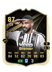 Bremer Team of the Week 87 OVR