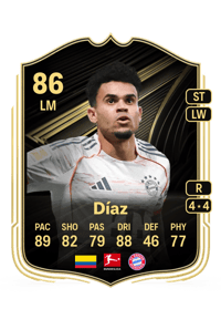 Luis Díaz Team of the Week 86 OVR