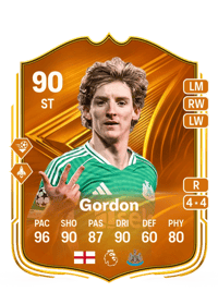 Anthony Gordon Star Performer 90 OVR